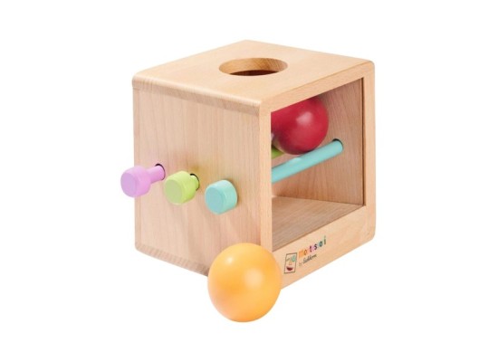 Montessori Box mit Kugeln