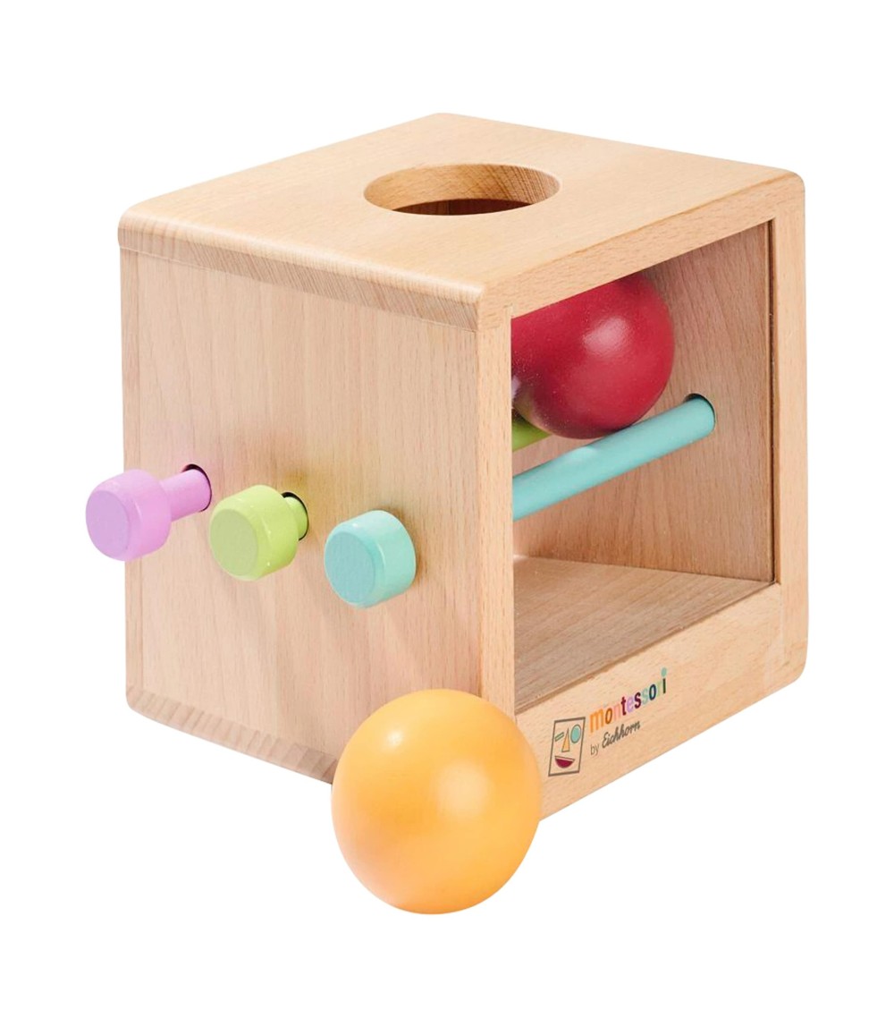 Montessori Box mit Kugeln