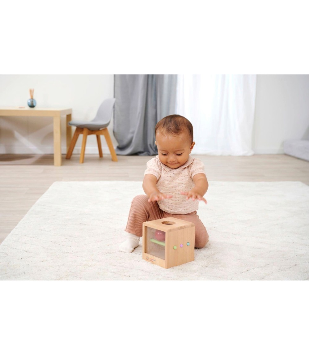 Montessori Box mit Kugeln