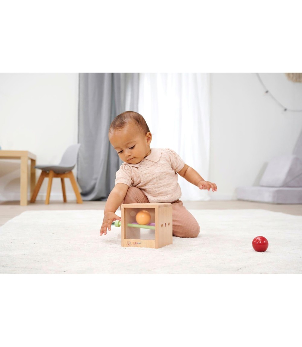 Montessori Box mit Kugeln