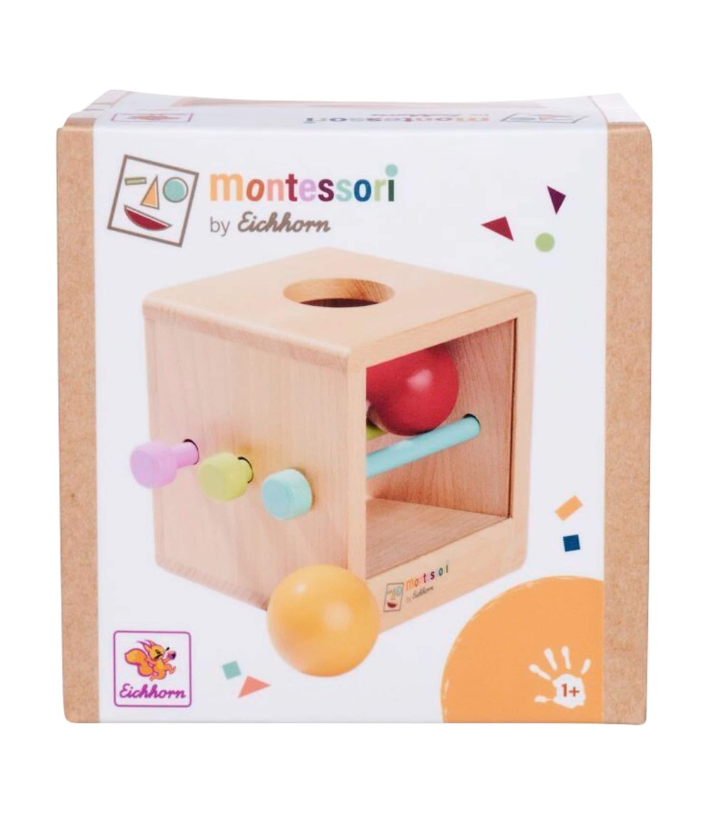 Montessori Box mit Kugeln