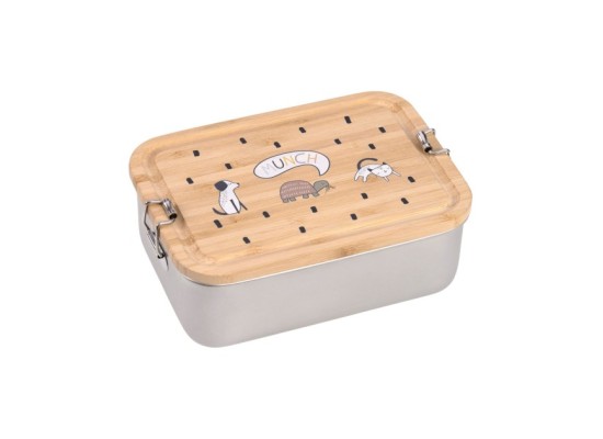 Brotdose Steel Happy Print