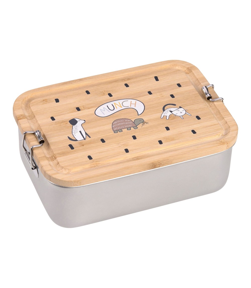 Brotdose Steel Happy Print