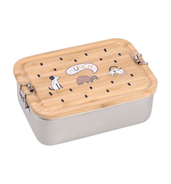 Brotdose Steel Happy Print