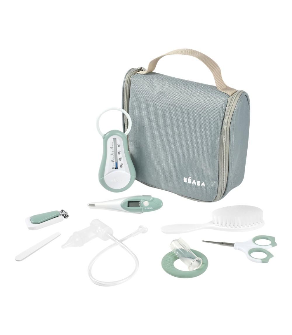 9-tlg. Babypflege-Set mit Kulturbeutel