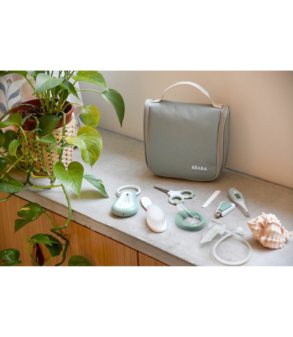 9-tlg. Babypflege-Set mit Kulturbeutel