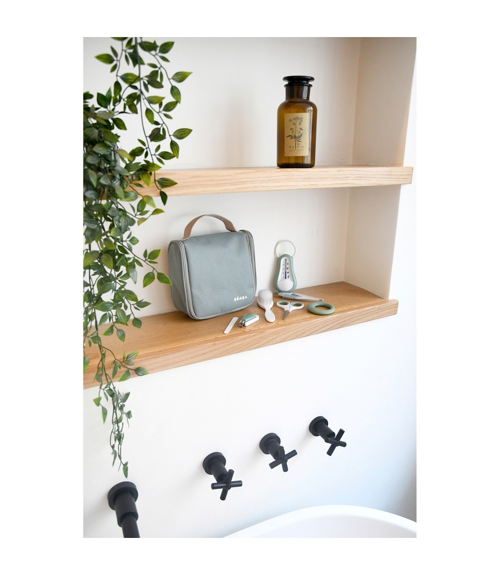 9-tlg. Babypflege-Set mit Kulturbeutel