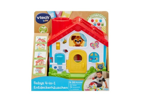 Babys Entdeckerhäuschen 4in1