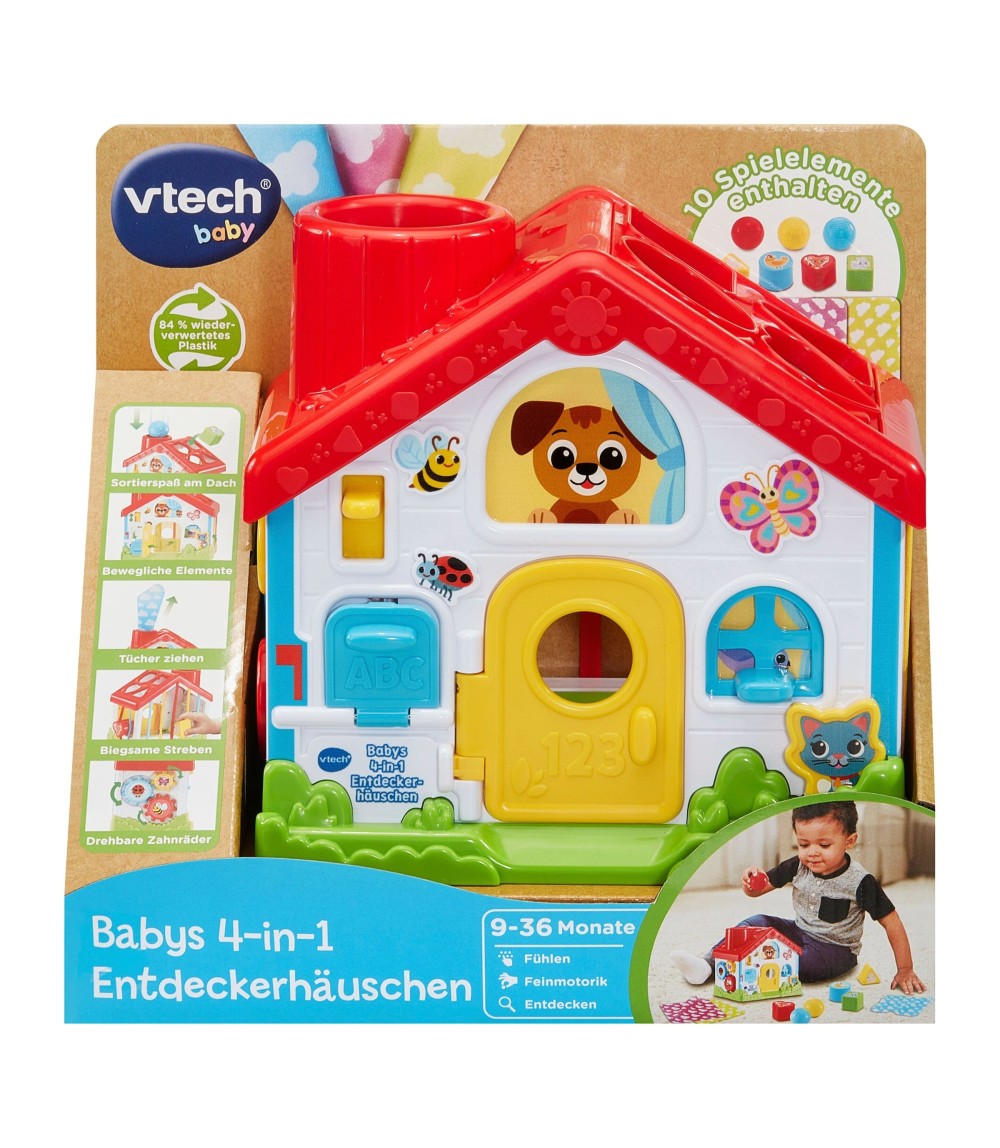 Babys Entdeckerhäuschen 4in1
