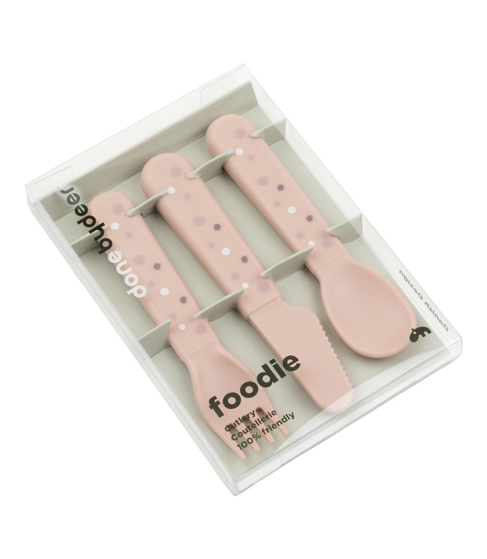 3-tlg. Besteck-Set Foodie