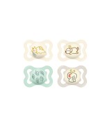 4er-Pack Schnuller Supreme Day+Night Silikon