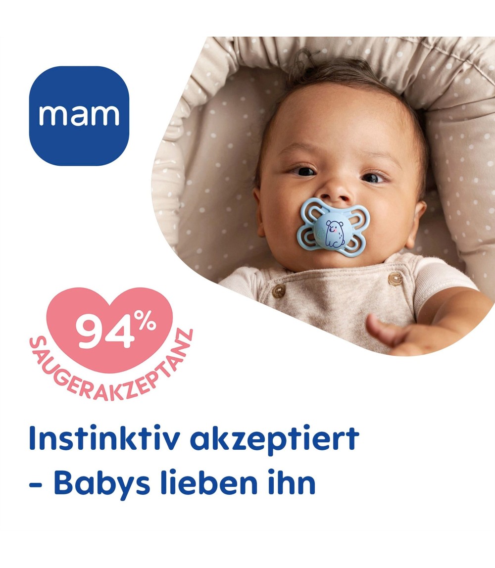 4er-Pack Schnuller Supreme Day+Night Silikon, 0-6 M