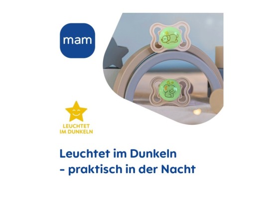 4er-Pack Schnuller Supreme Day+Night Silikon, 0-6 M