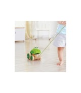 Nachziehspielzeug Frosch Fridolin