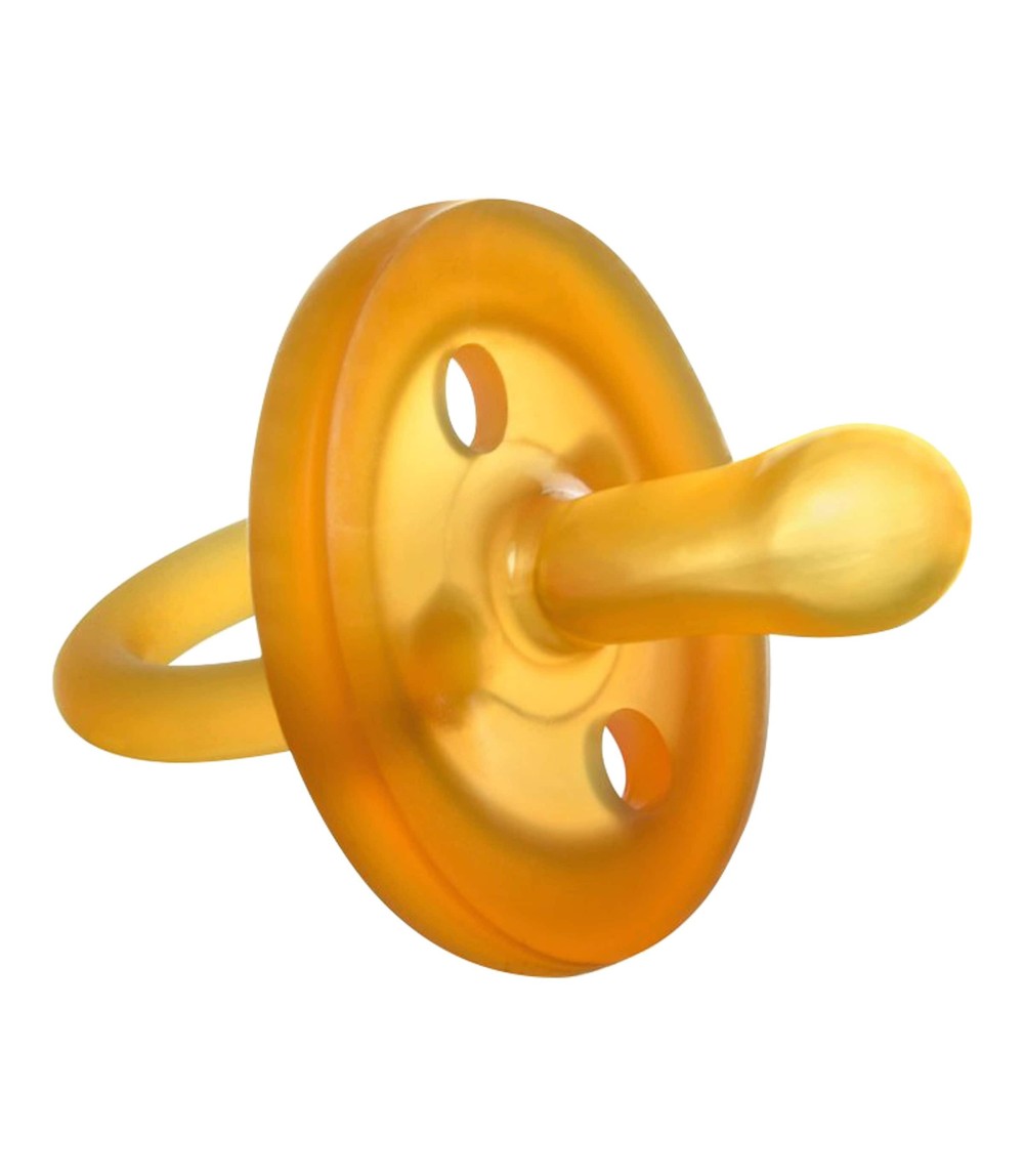 Schnuller Naturform symmetrisch aus Naturkautschuk