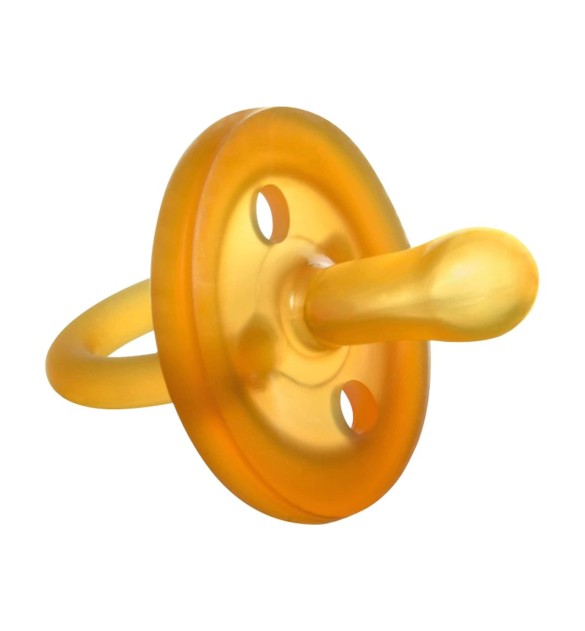 Schnuller Naturform symmetrisch aus Naturkautschuk