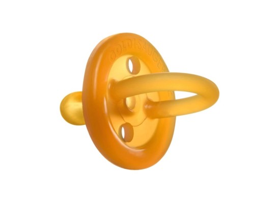 Schnuller Naturform symmetrisch aus Naturkautschuk