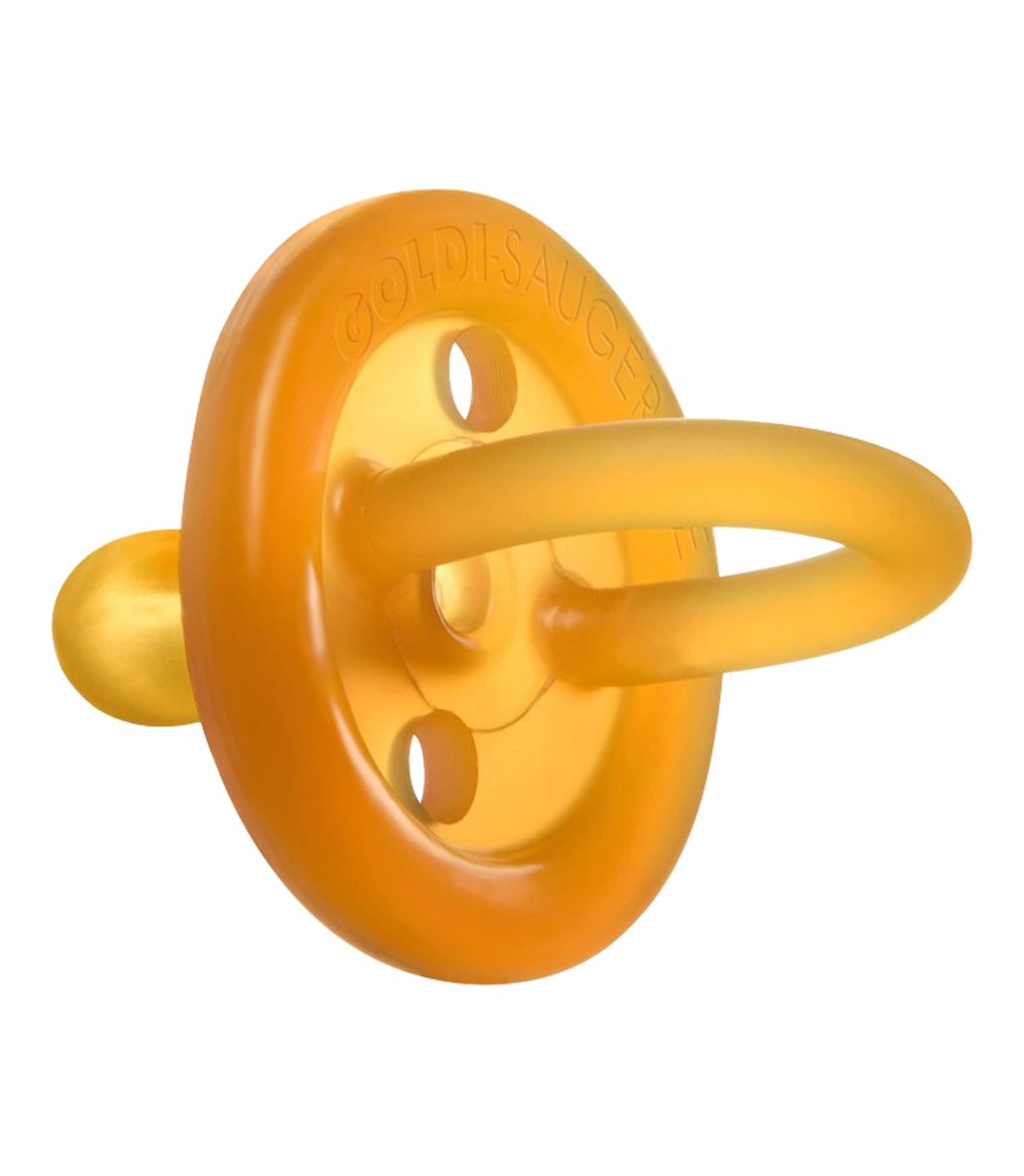 Schnuller Naturform symmetrisch aus Naturkautschuk