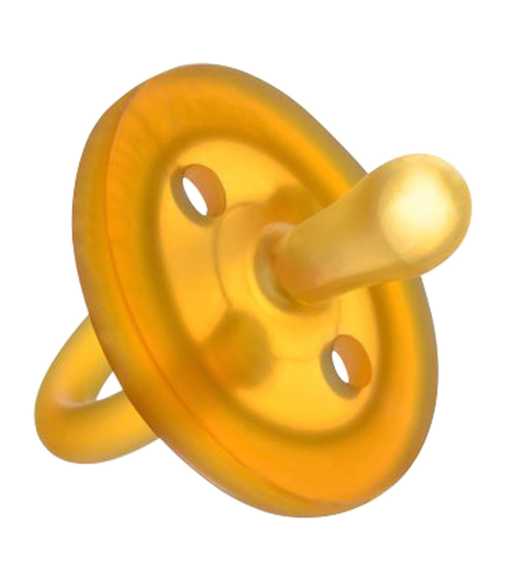 Schnuller Naturform symmetrisch aus Naturkautschuk