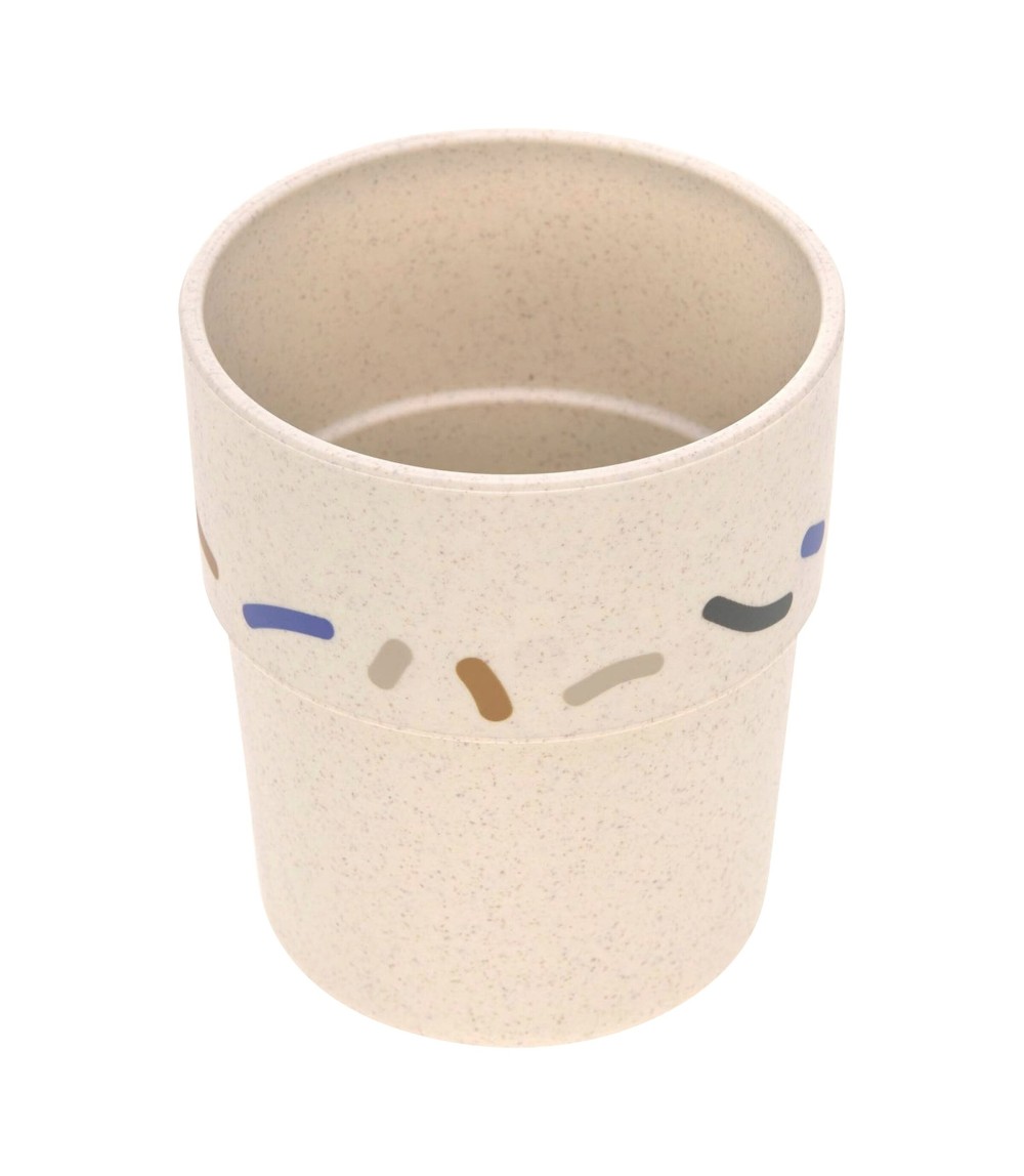 4-tlg. Geschirrset mit Zellulose