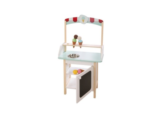 Eisstand mit Zubehör