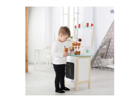 Eisstand mit Zubehör