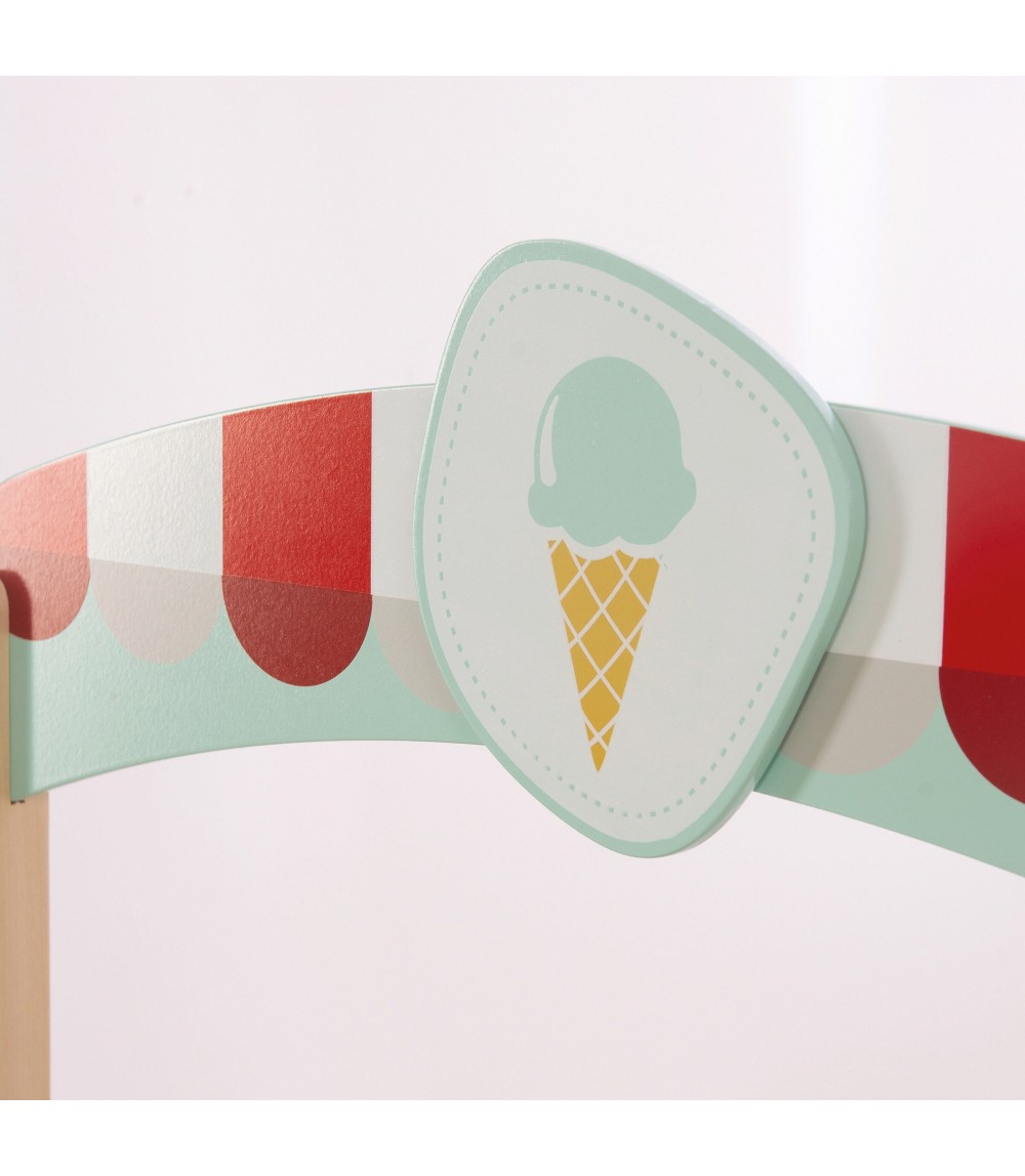 Eisstand mit Zubehör
