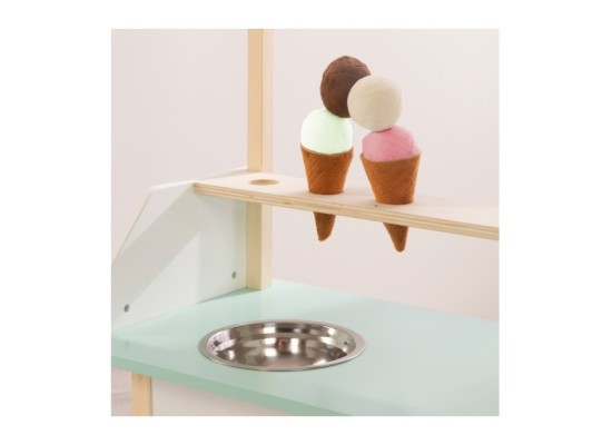 Eisstand mit Zubehör