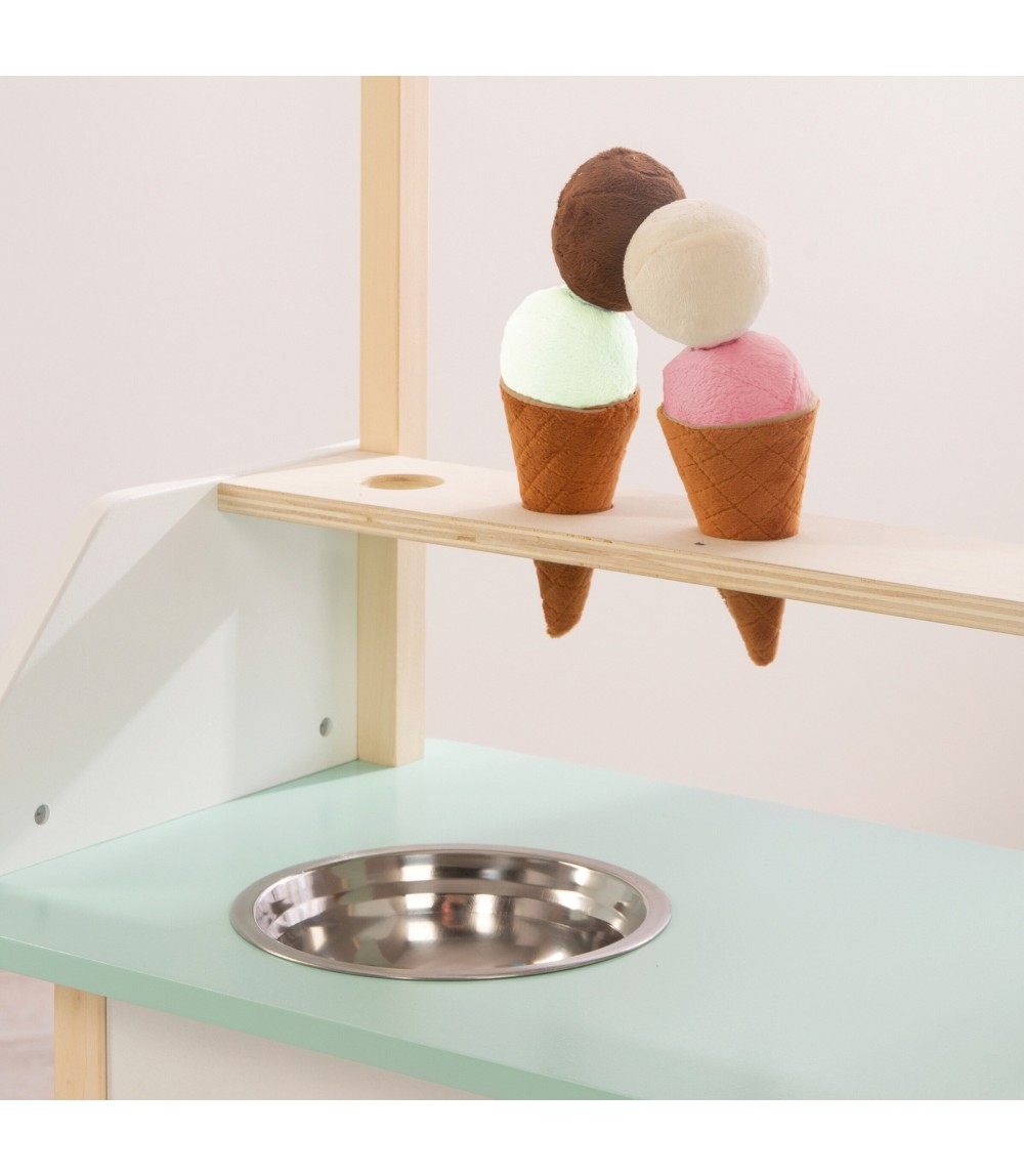 Eisstand mit Zubehör