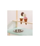 Eisstand mit Zubehör