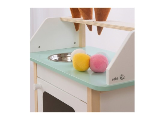 Eisstand mit Zubehör