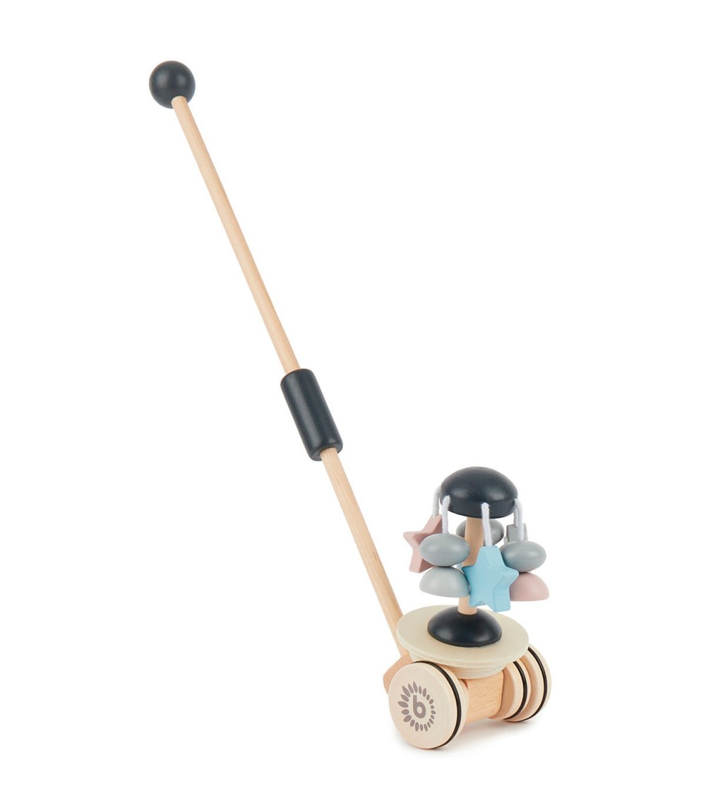 Schiebespielzeug Holz mit Stern-Karussell -  - ab 18 Monate