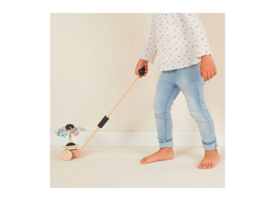 Schiebespielzeug Holz mit Stern-Karussell -  - ab 18 Monate