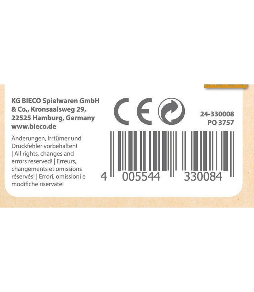 Schiebespielzeug Holz mit Stern-Karussell -  - ab 18 Monate