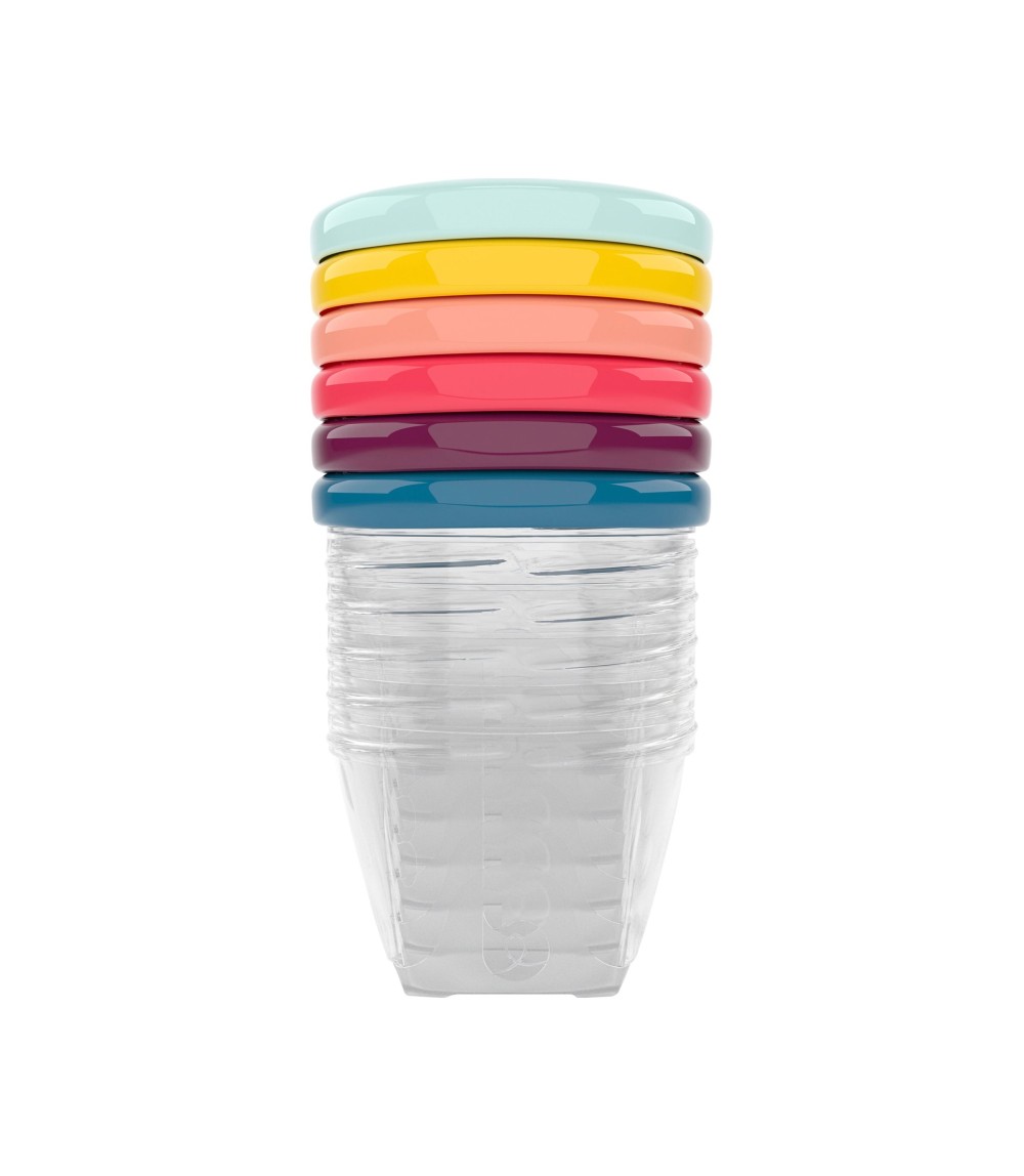 6er-Pack Behälter für Babynahrung 180ml