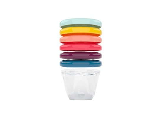 6er-Pack Behälter für Babynahrung 180ml