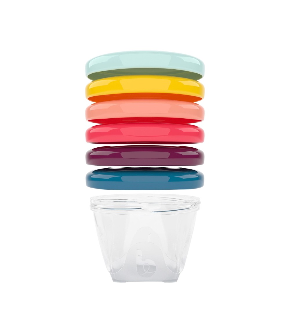 6er-Pack Behälter für Babynahrung 180ml