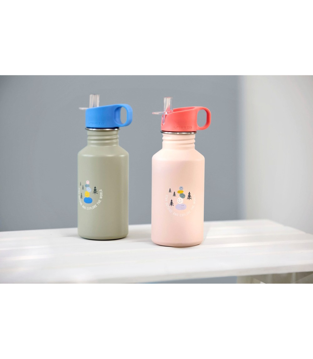 Trinkflasche Sunny Explorer aus Edelstahl, 500 ml