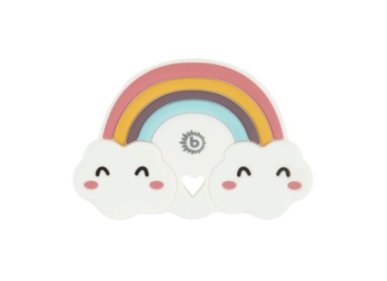 Beißring Silikon Regenbogen - ab Geburt