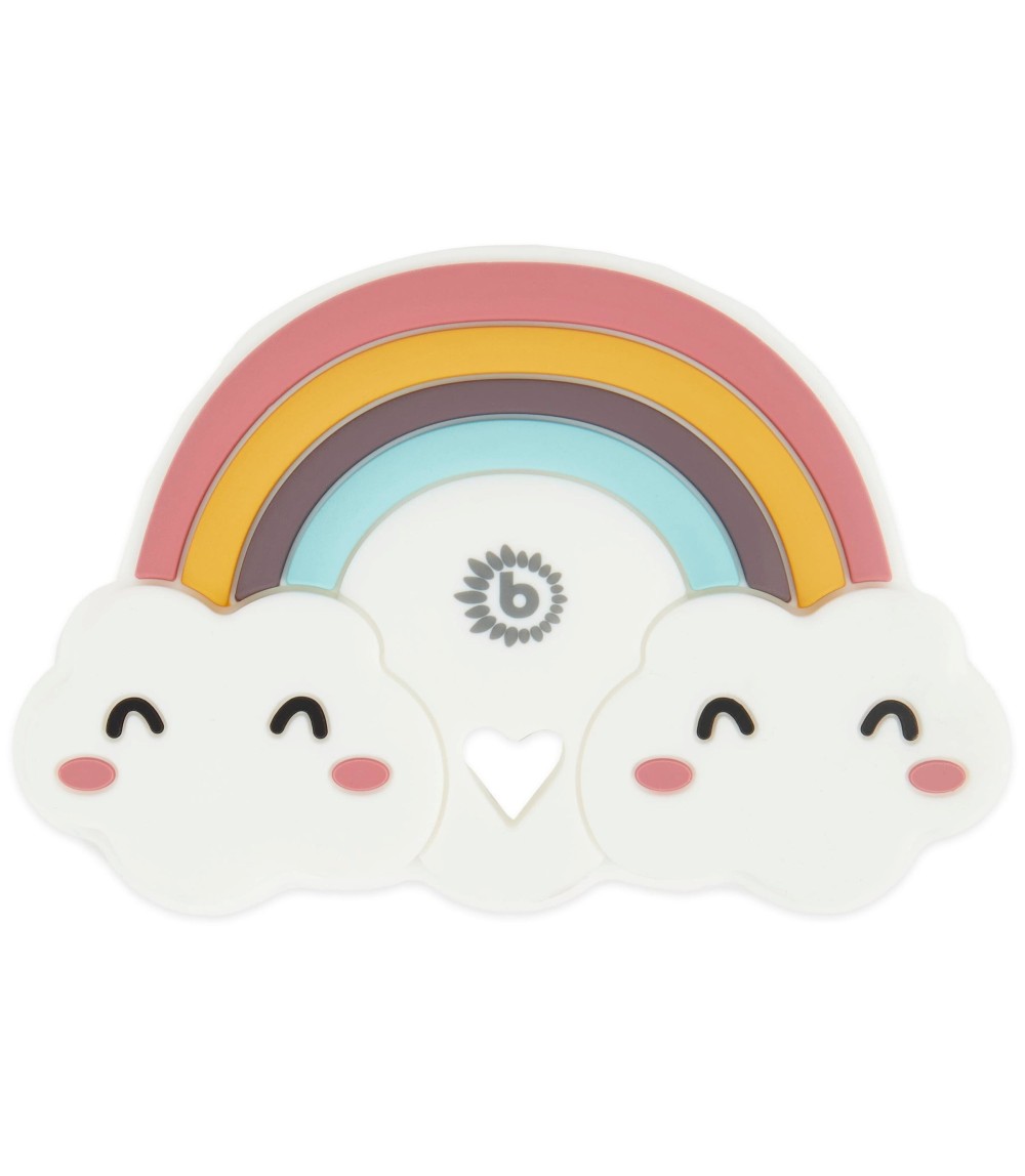 Beißring Silikon Regenbogen - ab Geburt