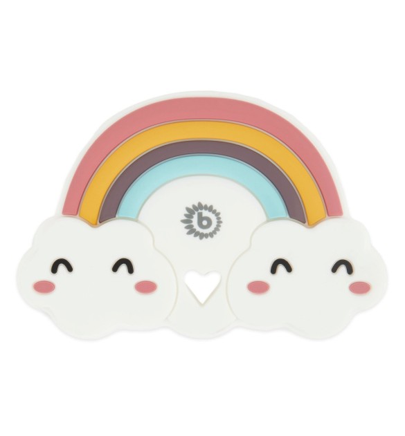 Beißring Silikon Regenbogen - ab Geburt
