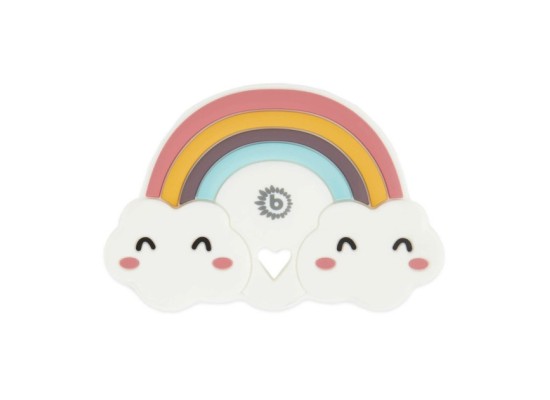 Beißring Silikon Regenbogen - ab Geburt