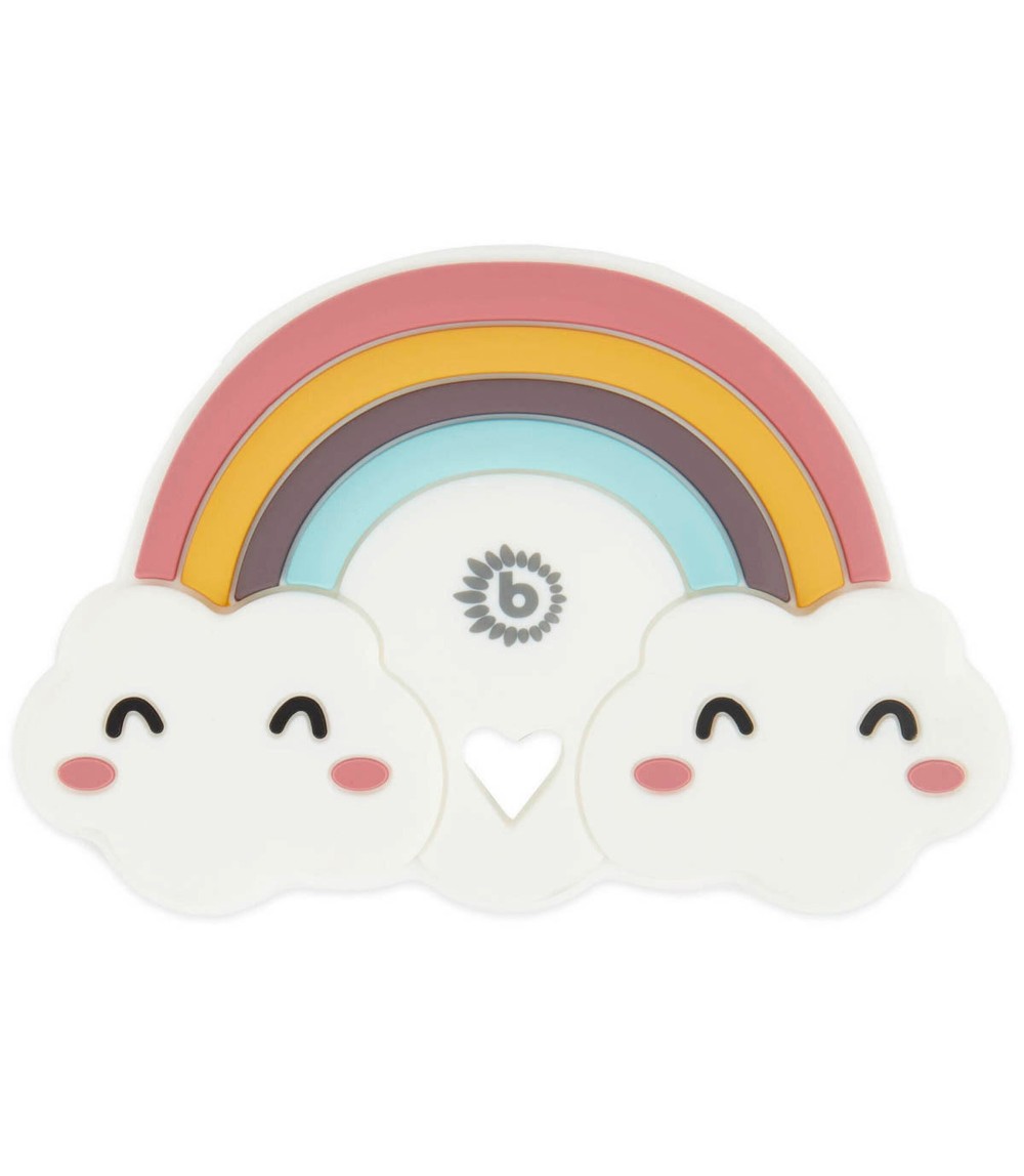Beißring Silikon Regenbogen - ab Geburt