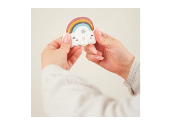 Beißring Silikon Regenbogen - ab Geburt