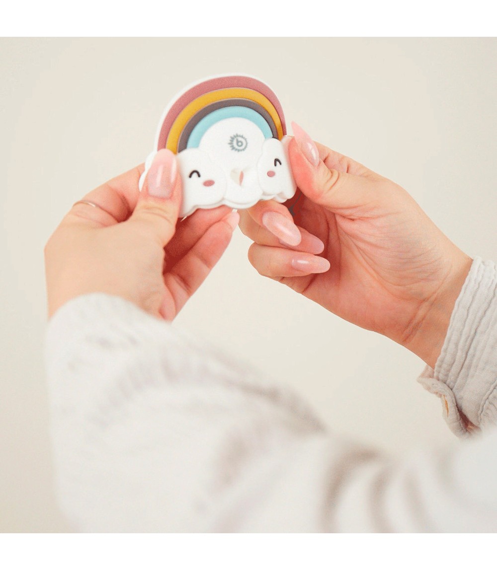 Beißring Silikon Regenbogen - ab Geburt
