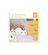 Beißring Silikon Regenbogen - ab Geburt