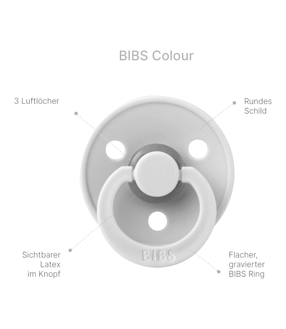 2er-Pack Colour Schnuller Latex, 0-6M