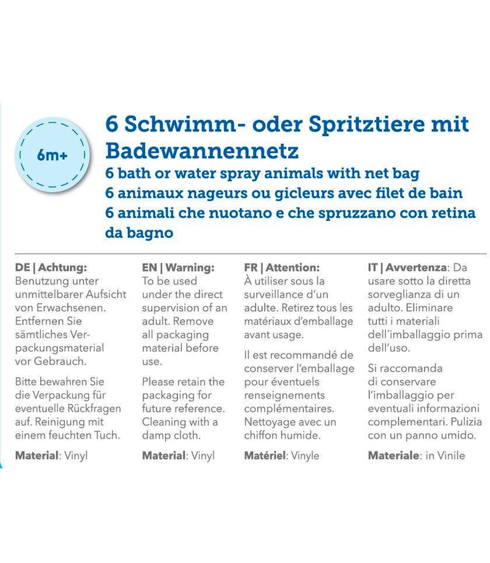 Badespielzeug 7er Set - ab 6 Monate