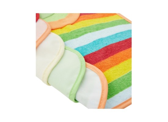 6er-Pack Schlupflätzchen mit Folienrückseite