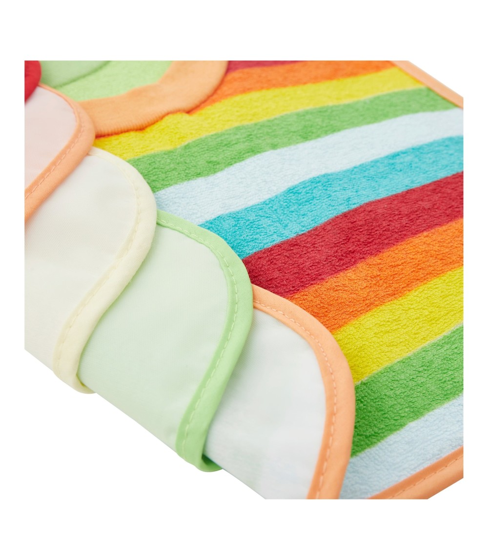 6er-Pack Schlupflätzchen mit Folienrückseite